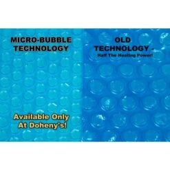 Doheny's Supreme Blue 2400 Series Micro-Bubble Solar Cover, 7 Year Warranty, 16x34 Ft Rectangular -Crystal Clear Pool 01 new micro bubble solar.3a 54
