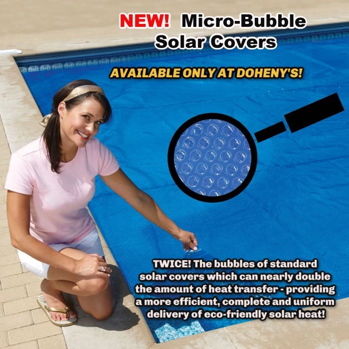 Doheny's Standard Blue 1600 Series Micro-Bubble Solar Cover, 3 Year Warranty, 14x28 Ft Rectangular 7 Doheny's Standard Blue 1600 Series Micro-Bubble Solar Cover, 3 Year Warranty, 14x28 Ft Rectangular - Image 5