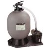 Hayward In-ground Pro Series Sand Filter, 24 In Filter With 1 HP Max-Flo XL Pump -Crystal Clear Pool 2580 a sq