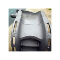 SR Smith Typhoon Pool Slide, Left Turn, Sandstone -Crystal Clear Pool 4068 b sq 1