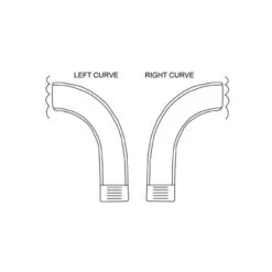 SR Smith Typhoon Pool Slide, Left Turn, Gray Granite -Crystal Clear Pool 4068 f sq
