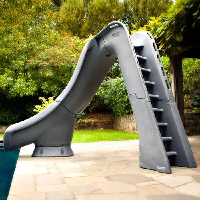 SR Smith Typhoon Pool Slide, Right Turn, Gray Granite 7 SR Smith Typhoon Pool Slide, Right Turn, Gray Granite - Image 5