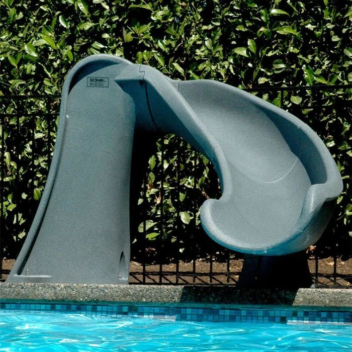 SR Smith Cyclone Swimming Pool Slide, Gray 5 SR Smith Cyclone Swimming Pool Slide, Gray - Image 3
