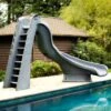 SR Smith Turbo Twister Pool Slide, Left Turn, Gray Granite 2 SR Smith Turbo Twister Pool Slide, Left Turn, Gray Granite -Crystal Clear Pool 4637 k