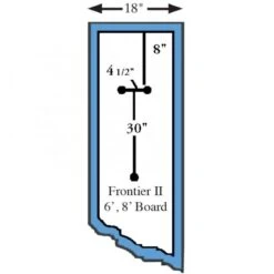SR Smith Frontier II Replacement Diving Board, 6 Ft, Blue -Crystal Clear Pool 4641 d sq 2