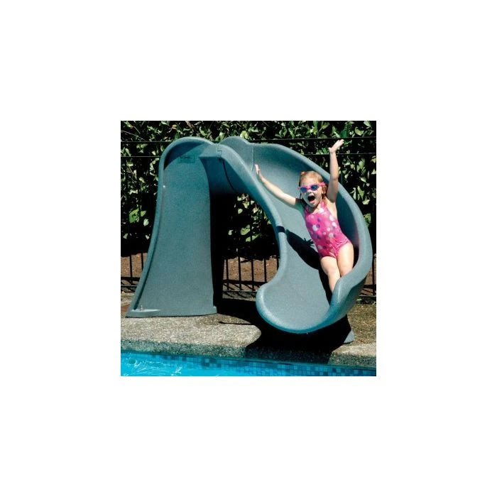 SR Smith Cyclone Swimming Pool Slide, Gray 4 SR Smith Cyclone Swimming Pool Slide, Gray - Image 2