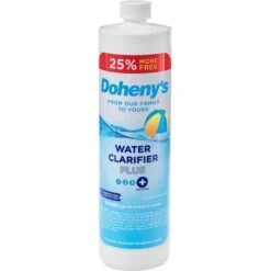 Doheny's Water Clarifier Plus, 1 Quart + 8 Fl Oz FREE -Crystal Clear Pool 4875 feb2023