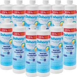 Doheny's Water Clarifier Plus, 12 Quarts + 96 Fl Oz FREE -Crystal Clear Pool 4875q12 feb2023