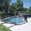 Doheny's Black Removable Pool Protection Fencing, 5x10 Ft Fence Section 1 Doheny's Black Removable Pool Protection Fencing, 5x10 Ft Fence Section -Crystal Clear Pool 7454 a sq