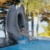 Global Pool Products Tidal Wave Pool Slide, Right Turn, Sandstone 1 Global Pool Products Tidal Wave Pool Slide, Right Turn, Sandstone -Crystal Clear Pool 90171 a sq 1