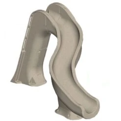 Global Pool Products Rip Tide Pool Slide, Left Turn, Grey 12 Global Pool Products Rip Tide Pool Slide, Left Turn, Grey -Crystal Clear Pool 90172 b sq 1