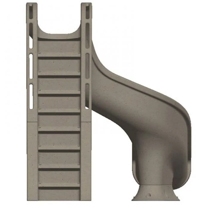 Global Pool Products Rip Tide Pool Slide, Right Turn, Grey 7 Global Pool Products Rip Tide Pool Slide, Right Turn, Grey - Image 5