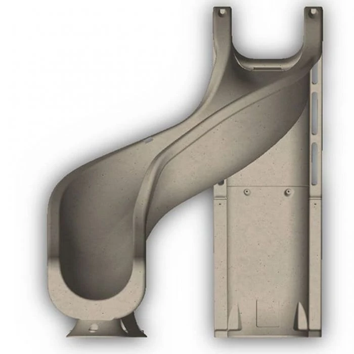 Global Pool Products Rip Tide Pool Slide, Right Turn, Grey 8 Global Pool Products Rip Tide Pool Slide, Right Turn, Grey - Image 6