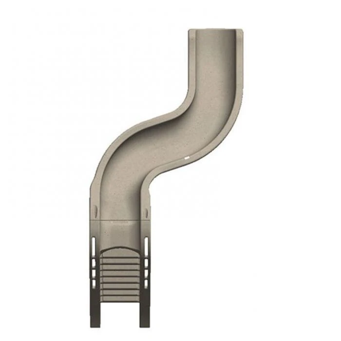 Global Pool Products Rip Tide Pool Slide, Right Turn, Grey 9 Global Pool Products Rip Tide Pool Slide, Right Turn, Grey - Image 7