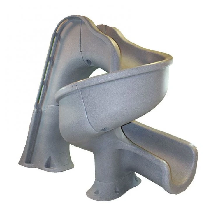 Global Pool Products Tsunami Pool Slide, Grey 5 Global Pool Products Tsunami Pool Slide, Grey - Image 3