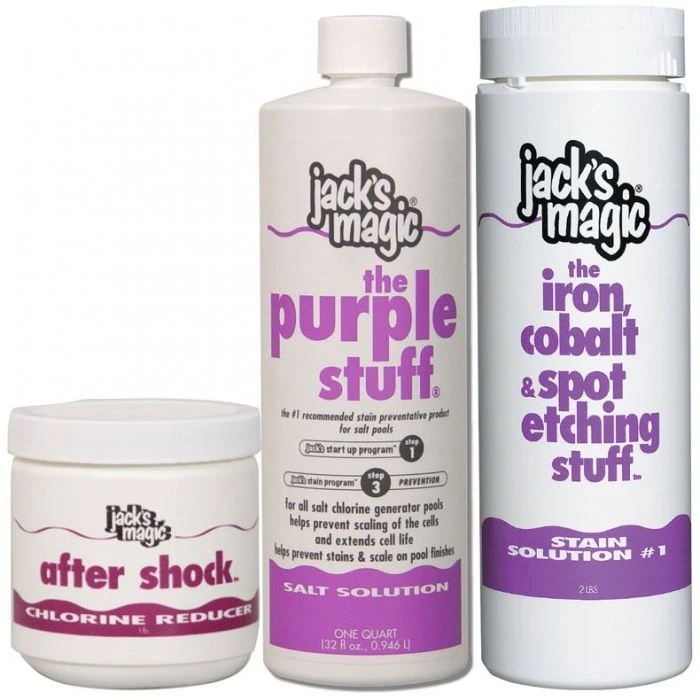 Jack's Magic Stain Solution #1 Value Pack For Salt Water Pools 3 Jack's Magic Stain Solution #1 Value Pack For Salt Water Pools