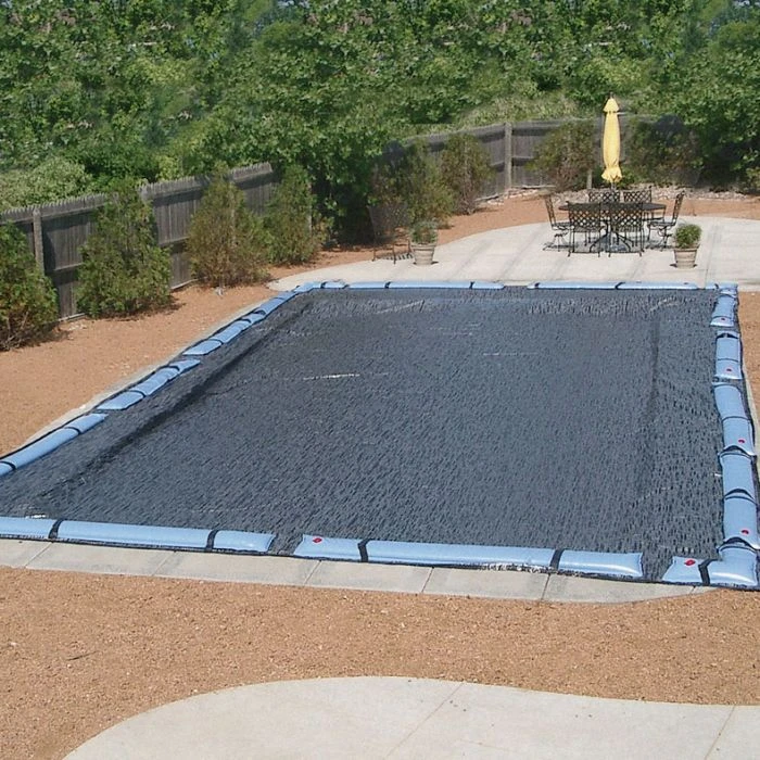 Hi-Tech Micro Mesh Winter Cover For 16x24 Ft Rectangular Pools, 8 Year Warranty, With 8 Water Bags 3 Hi-Tech Micro Mesh Winter Cover For 16x24 Ft Rectangular Pools, 8 Year Warranty, With 8 Water Bags